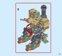 LEGO 75974 instructions page 109 – build guide