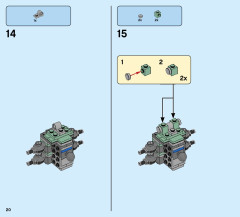 LEGO 75974 instructions page 20 – build guide