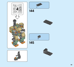 LEGO 75974 instructions page 83 – build guide