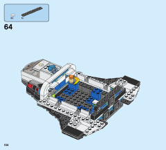 LEGO 75975 instructions page 104 – build guide