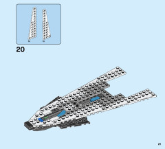 LEGO 75975 instructions page 21 – build guide