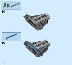 LEGO 75975 instructions page 50 – build guide