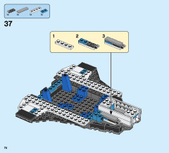 LEGO 75975 instructions page 74 – build guide