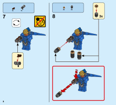 LEGO 75975 instructions page 8 – build guide