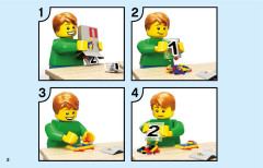 LEGO 75976 instructions page 2 – build guide