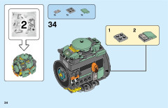 LEGO 75976 instructions page 34 – build guide