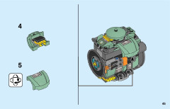LEGO 75976 instructions page 45 – build guide