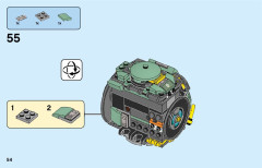 LEGO 75976 instructions page 54 – build guide