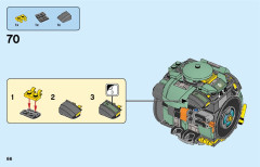 LEGO 75976 instructions page 66 – build guide