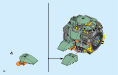 LEGO 75976 instructions page 72 – build guide