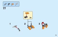 LEGO 75976 instructions page 75 – build guide