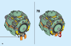 LEGO 75976 instructions page 76 – build guide