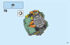 LEGO 75976 instructions page 77 – build guide