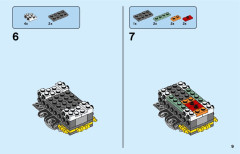 LEGO 75976 instructions page 9 – build guide