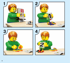 LEGO 75977 instructions page 2 – build guide
