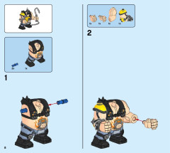 LEGO 75977 instructions page 8 – build guide