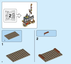 LEGO 75977 instructions page 2 – build guide