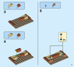 LEGO 75977 instructions page 3 – build guide