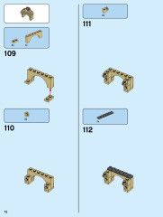 LEGO 75978 instructions page 72 – build guide
