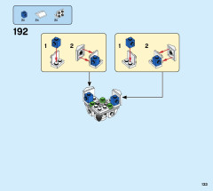 LEGO 75979 instructions page 133 – build guide