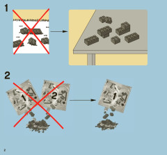LEGO 7598 instructions page 2 – build guide