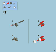 LEGO 7598 instructions page 55 – build guide