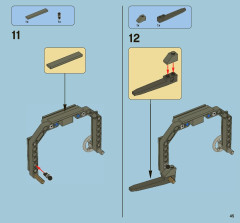 LEGO 7599 instructions page 45 – build guide