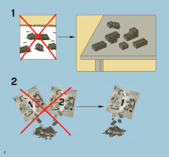 LEGO 7599 instructions page 2 – build guide