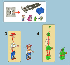 LEGO 7599 instructions page 3 – build guide
