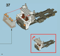 LEGO 7599 instructions page 36 – build guide