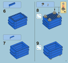 LEGO 7599 instructions page 7 – build guide
