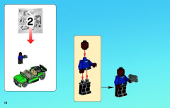 LEGO 76004 instructions page 14 – build guide