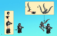 LEGO 76004 instructions page 4 – build guide