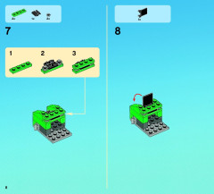 LEGO 76005 instructions page 8 – build guide