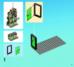 LEGO 76005 instructions page 9 – build guide