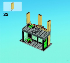LEGO 76005 instructions page 9 – build guide