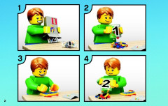 LEGO 76006 instructions page 2 – build guide