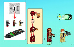 LEGO 76006 instructions page 3 – build guide