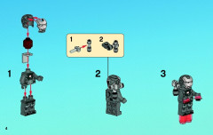 LEGO 76006 instructions page 4 – build guide