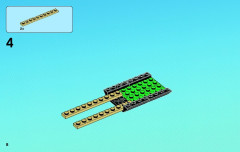 LEGO 76006 instructions page 8 – build guide