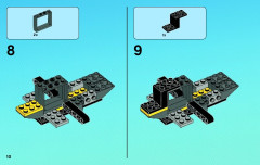 LEGO 76007 instructions page 10 – build guide