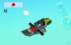 LEGO 76007 instructions page 13 – build guide