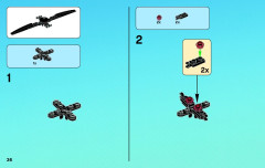 LEGO 76007 instructions page 36 – build guide