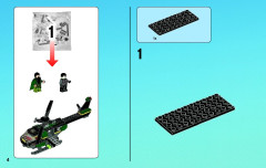 LEGO 76007 instructions page 4 – build guide