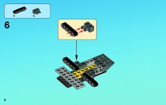 LEGO 76007 instructions page 8 – build guide