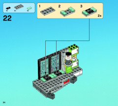 LEGO 76007 instructions page 24 – build guide