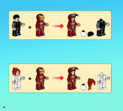 LEGO 76007 instructions page 70 – build guide