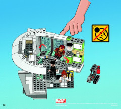 LEGO 76007 instructions page 72 – build guide