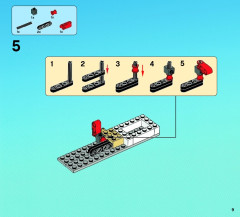 LEGO 76007 instructions page 9 – build guide