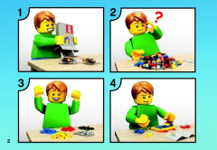 LEGO 76008 instructions page 2 – build guide